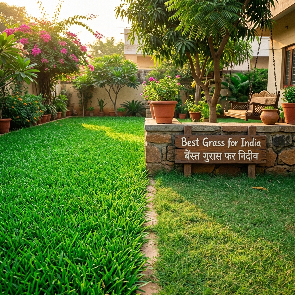 How to Choose the Best Grass for Your Lawn in India